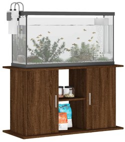 vidaXL Βάση Ενυδρείου Καφέ Δρυς 101x41x58 εκ. από Επεξεργασμένο Ξύλο