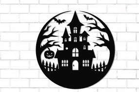 Intra απο ξύλο plywood  Χρώμα wenge 3mm-4mm πάχος - Halloween Decor Wall Δίασταση 15x15 cm INTRAFABR-101309589