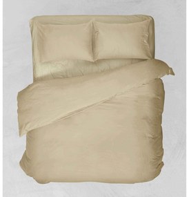 Σεντόνι Με Λάστιχο Basic Μπέζ Viopros Single 100x200cm Cotton-Polyester