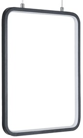Φωτιστικό Οροφής Neroba 61302 29x2x36cm Led 1980lm 18W Black GloboStar