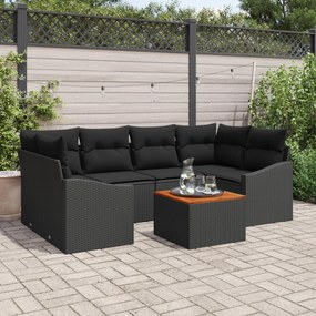 vidaXL Σετ Σαπονιού Κήπου 7 pcs Μαύρο 55 x 55 x 37 εκ