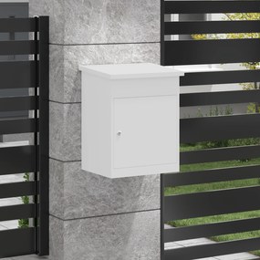 vidaXL Θυρίδα Πακέτων Λευκό 44 x 35 x 59 εκατοστά Ατσάλι