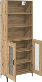 vidaXL Highboard Artisan Oak 69,5 x 34 x 180 εκ. Επεξεργασμένο ξύλο