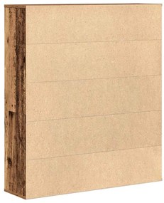 vidaXL Βιβλιοθήκη Όψη Παλαιού Ξύλου 89x24x101,5 εκ. Επεξεργασμένο Ξύλο