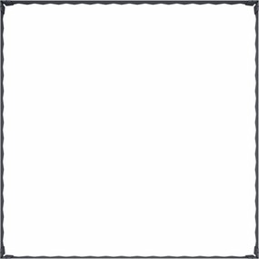 vidaXL Περίγραμμα γκαζόν 4 τμχ. 100 x 100 x 20 cm Ατσάλι Ανθρακί