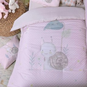 Πάπλωμα Κούνιας (110x140) 2 Όψεων Nef-Nef Homeware Baby Cute Snail