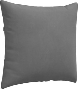 vidaXL Μαξιλάρι Καναπέ 2 pcs Σκούρο Γκρι 50 x 50 cm ύφασμα