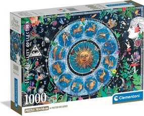 Clementoni Παζλ High Quality Collection Αστρολογικός Χάρτης 1000 τμχ - Compact Box