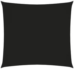 Πανί Σκίασης Τετράγωνο Μαύρο 5 x 5 μ. από Ύφασμα Oxford