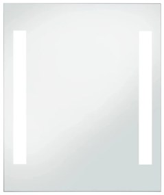 vidaXL Καθρέφτης Μπάνιου Τοίχου με LED 50 x 60 εκ.
