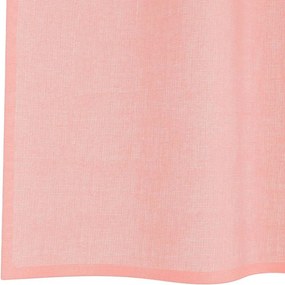 vidaXL Voile κουρτίνες με τσέπες ράβδου 2 τεμάχια Ροζ