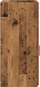 vidaXL Πλαϊνό γραφείο Παλιό ξύλο 50 x 42,5 x 93 εκ.