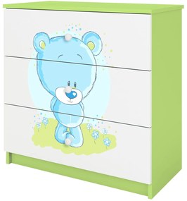 Συρταριέρα Babydreams Cartoon-Prasino-Teddy Bear