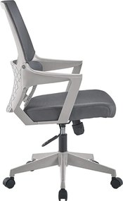 Καρέκλα γραφείου εργασίας Fragrant pakoworld ύφασμα mesh γκρι
