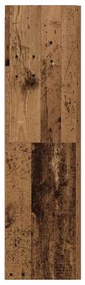 ντουλάπι τηλεόρασης vidaXL Παλιό ξύλο 30,5x30x110 cm Ξύλινη κατασκευή