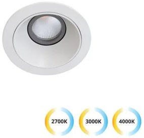 Χωνευτό Σποτ 5W 3000K 38° Alea Viokef-3914-010W-3-S-38-Λευκό 3914-010W-3-S-38