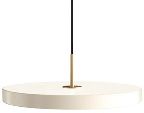 Κρεμαστό Φωτιστικό Ράγας/Οροφής LED 28W 3CCT Φ43cm Ορειχάλκινο Φινίρισμα Asteria Plus Umage-2560-Λευκό 2560