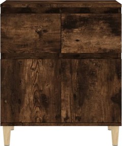 vidaXL Ντουλάπι Καπνιστή Δρυς 60x35x70 εκ. από Επεξεργασμένο Ξύλο