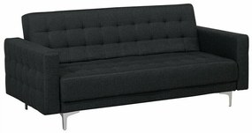 Καναπές κρεβάτι Berwyn G103, Λειτουργία ύπνου, Γραφίτης, 186x88x83cm, Πόδια: Μέταλλο