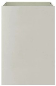 Ζαρντινιέρα Ασημί 52x48x75 εκ. από Ανοξείδωτο Ατσάλι - Ασήμι