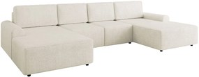 Γωνιακός καναπές Bella XL-Krem - 338.00Χ168.00Χ85.00cm