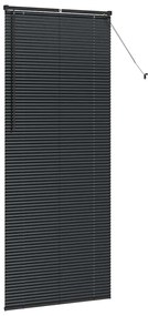 vidaXL Ρολό Παραθύρου με κουρτίνες Άλλο Μαύρο 80 x 130 εκ Αλουμίνιο
