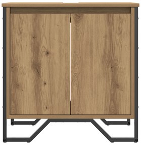 vidaXL Ντουλάπι μπάνιου  καφέ ξύλο 60x35x50 εκ. επεξεργασμένο ξύλο