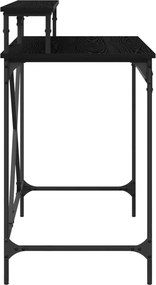 vidaXL Γραφείο Μαύρη Οξυά 100 x 50 x 90 cm Επεξεργασμένο ξύλο