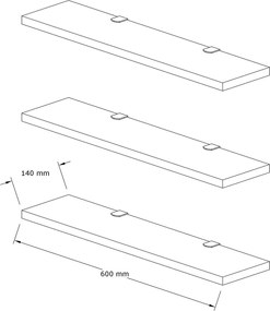 Wall Shelf Boss v2 - White White