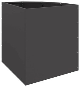 vidaXL Γωνιακό Ροδόδεντρο Μαύρο 45 x 45 x 50 εκ Ατσάλι