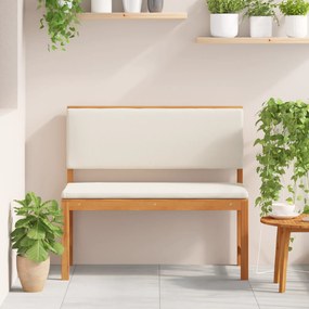 vidaXL Πάγκος Κήπου  με Μαξιλάρια 100x50x91 εκ Μασίφ Ξύλο Ακακίας