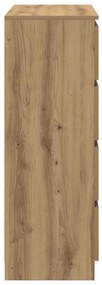 Sideboard Artisan Oak 80x35x99 cm Κατασκευασμένο ξύλο - Καφέ