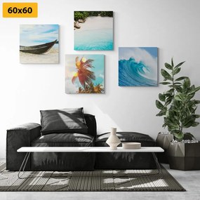 Σετ εικόνων της θάλασσας - 4x 60x60