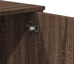 vidaXL Ντουλάπι Καφέ Δρυς 79,5x35,5x137,5 εκ. Επεξεργασμένο Ξύλο