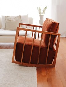 Wing Chair Sallanan - Cinnamon Cinnamon