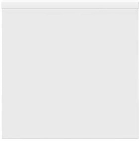 vidaXL Κομοδίνο Λευκό 40 x 30 x 30 εκ. από Επεξ. Ξύλο