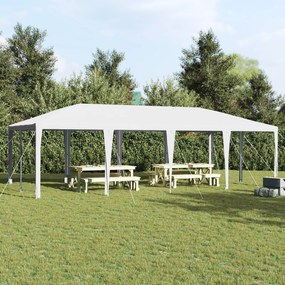 vidaXL Σκηνή Πάρτυ Λευκό 800 x 400 x 266 εκ Πολυεστέρας, Χάλυβας