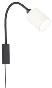 Απλίκα Φωτιστικό Τοίχου Μαύρο-Λευκό Maui 30393 Fischer Honsel-30393-Μαύρο-Λευκό 30393