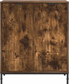 vidaXL Πλαϊνό γραφείο Καπνιστό Δρύς 69,5 x 33 x 82 εκ.
