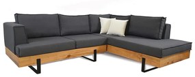 Καναπές Γωνία Woody Ελληνικός από Ύφασμα 280X230x80cm - Νο 8013