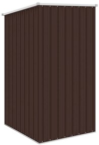 vidaXL Αποθήκη Κήπου Καφέ 87 x 98 x 159 εκ. από Γαλβανισμένο Ατσάλι