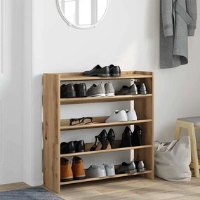 Ράφι παπουτσιών Artisan Oak 80x25x81 cm Κατασκευασμένο ξύλο - Καφέ