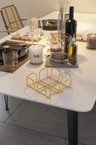 Napkin Holder Kare Peçetelik Gold