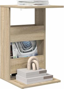 vidaXL Τραπεζάκι Πλευράς Δρύς Sonoma 40 x 35 x 60,5 εκ