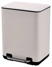 Estia Χαρτοδοχείο - Κάδος Μπάνιου Cubic Soft Close 6lt Ιβουάρ 02-20989