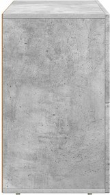 vidaXL Πλαϊνό γραφείο Σκυρόδεμα Γκρι 80.5 x 35 x 59 εκ.