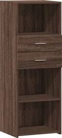 vidaXL Ντουλάπι Καφέ Δρυς 45x42,5x124 εκ. από Επεξεργασμένο Ξύλο