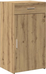 vidaXL Πλαϊνό γραφείο Artisan Oak 50 x 42,5 x 93 εκ.