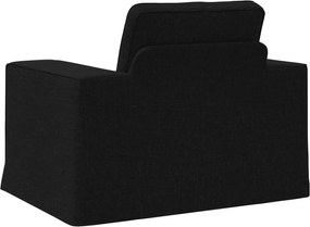 vidaXL Καναπές 60cm Μαύρο Μέταλλο