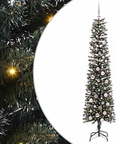vidaXL Τεχνητό Χριστουγεννιάτικο Δέντρο με 300 LED Πράσινο 210 cm